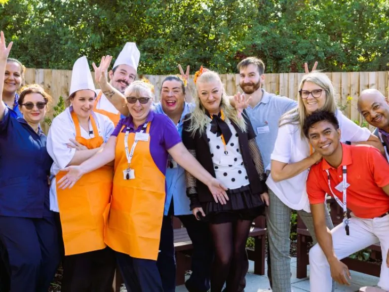 The Team at The Burren Wear It Orange